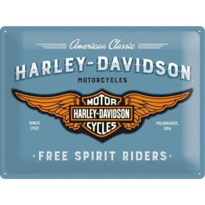 Harley Davidson Szyld Tablica 30x40cm Free Riders